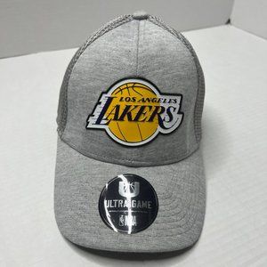 NBA Los Angeles Lakers Ultra Game Gray Heather Flexfit Hat - One Size Fits Most